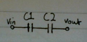 Capacitors in series